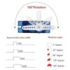 10 unids SG90 0.32 oz micro servos para RC robot_3
