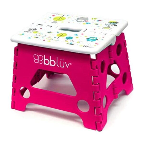 bblv Taburete escalonado para bebé Rosado