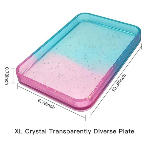 Moldes de bandeja de silicona para resina epoxi moldes de_2