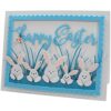 Conejo de Pascua Familia de Metal Die Cuts Pascua Casa