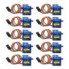 10 unids SG90 0.32 oz micro servos para RC robot_1