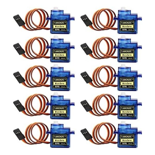 10 unids SG90 0.32 oz micro servos para RC robot_1