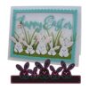 Conejo de Pascua Familia de Metal Die Cuts Pascua Casa