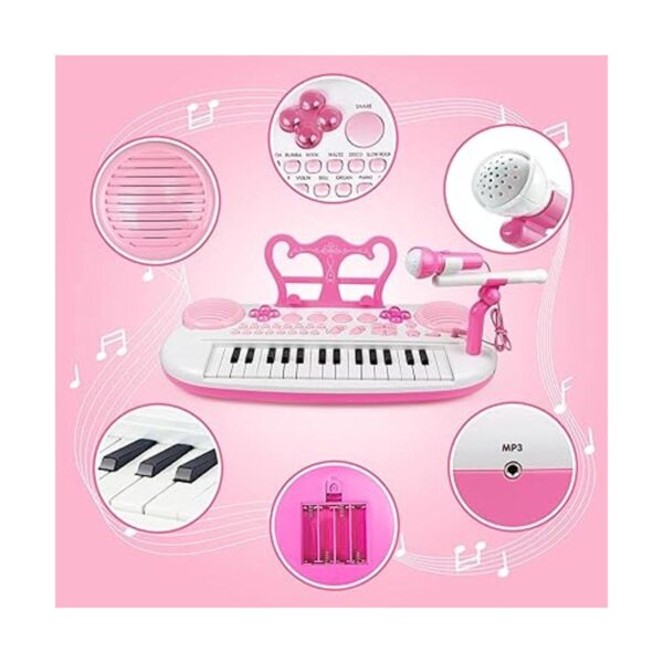 Teclado de juguete de piano para niños instrumento_4