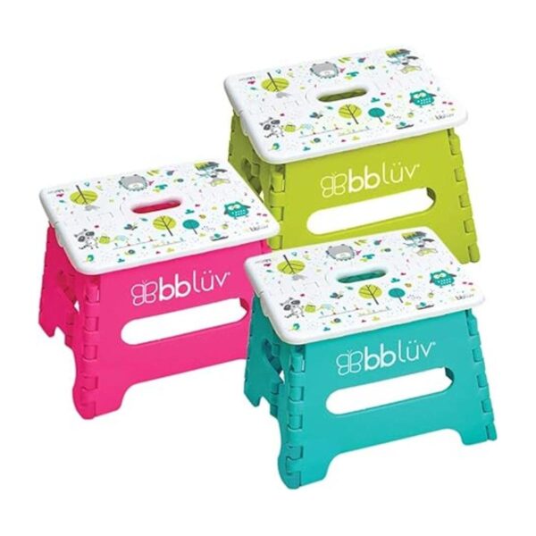 bblv Taburete escalonado para bebé Rosado