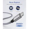 Paquete de 2 10 pies Cable USB C a USB C cable PD de_6