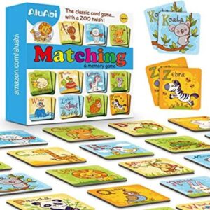 AluAbi Juego de memoria de letras de animales ABC_1