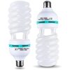 2 bombillas de 85 W 5500 K CFL Roas luz diurna espiral_1