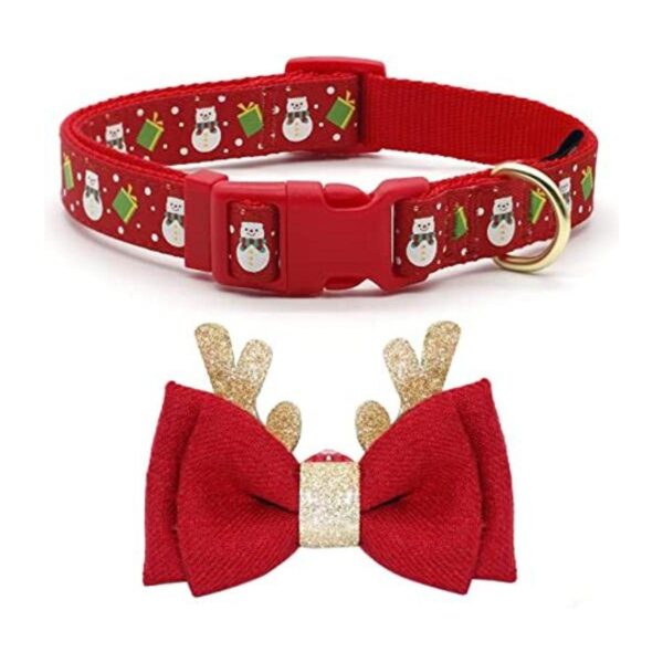 azuza Collar de perro de Año Nuevo ajustable para perro_1