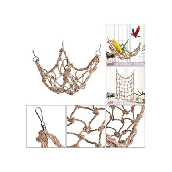 Litewoo Bird Cargo Climbing Net Pet Bird Toy Parrot_1