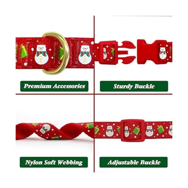 azuza Collar de perro de Año Nuevo ajustable para perro_2