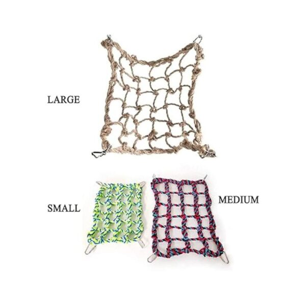 Litewoo Bird Cargo Climbing Net Pet Bird Toy Parrot_5