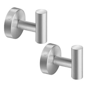Gancho de toalla de níquel cepillado para pared de baño