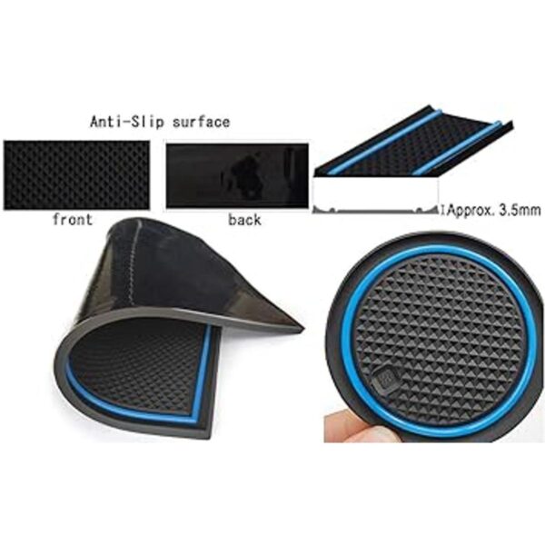 Auovo Protectores alfombrilla contra el polvo para