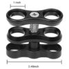 2 abrazaderas de bola de aluminio de 1 pulgada para_3
