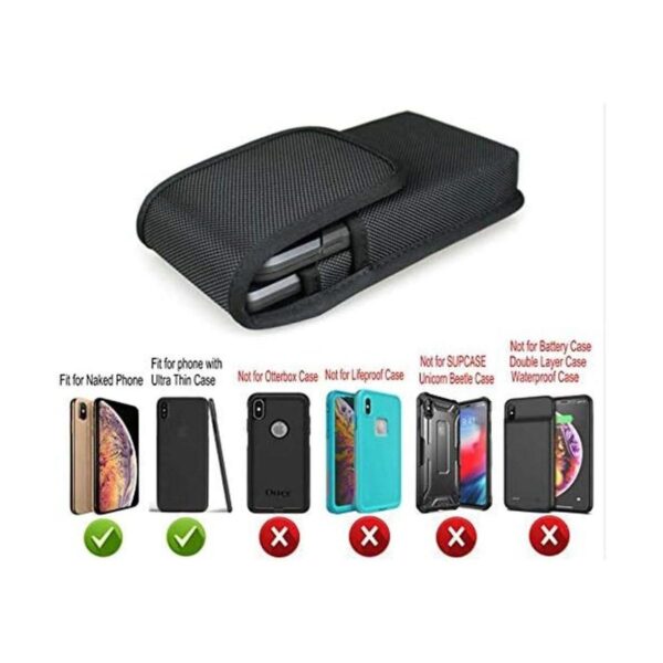 aubaddy Vertical Dual Phone Holster Funda Funda para_2