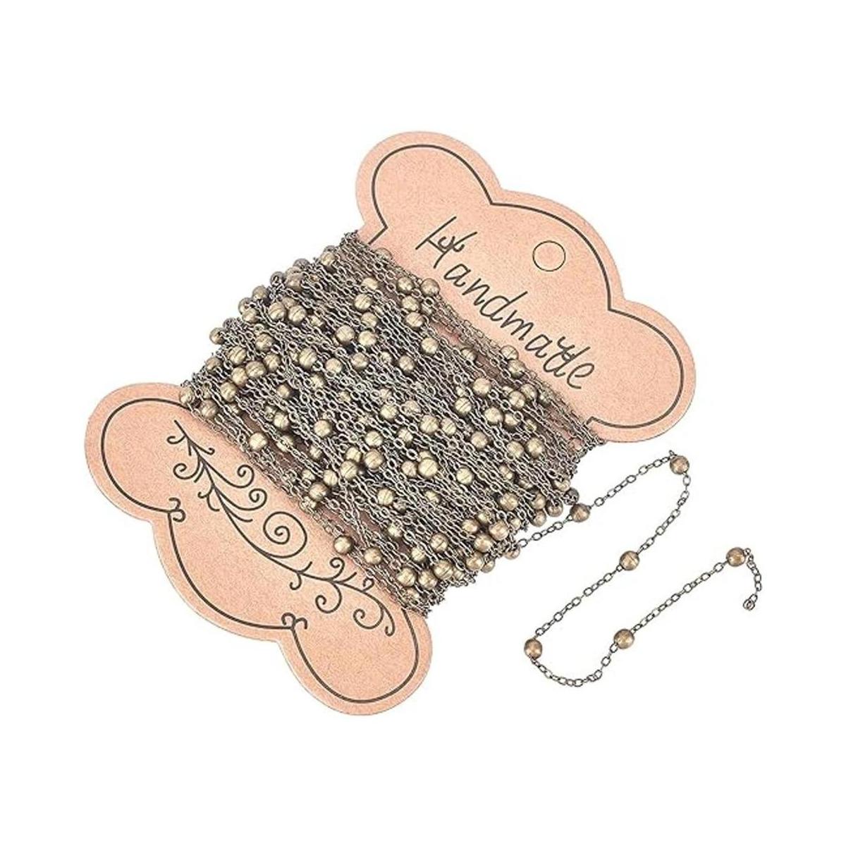 Arricraft Cadenas de bronce antiguo 32.8 ft cadena de
