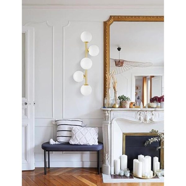 Luces de tocador de baño 5 luces lámpara de baño moderna_5
