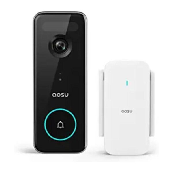 Cámara de timbre inalámbrica aosu 5MP Ultra HD sin_1
