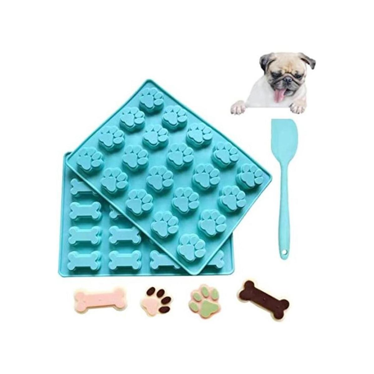 Juego de 3 moldes para galletas y espátula bandejas de