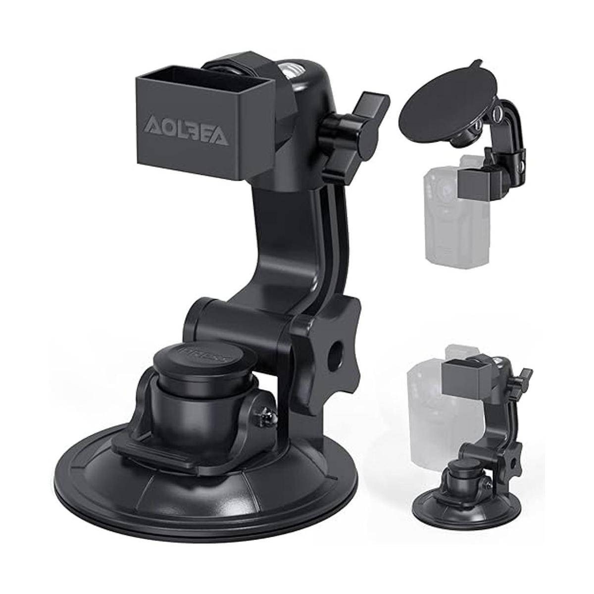 Aolbea Soporte de ventosa para cámara corporal con
