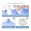 Kit de arco de guirnalda de globos azules 109 unidades