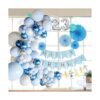 Kit de arco de guirnalda de globos azules 109 unidades