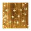 WesGen Luces de Navidad cadena de luces de copo de nieve_4