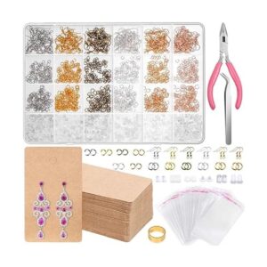 Anezus Ganchos para hacer joyas kit de 2000 piezas de