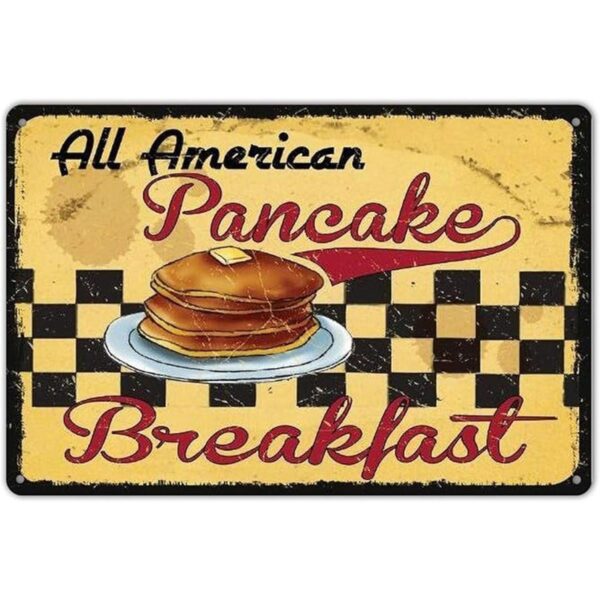 Ylens Pancake Breakfast Retro Vintage Cocina Letreros_1