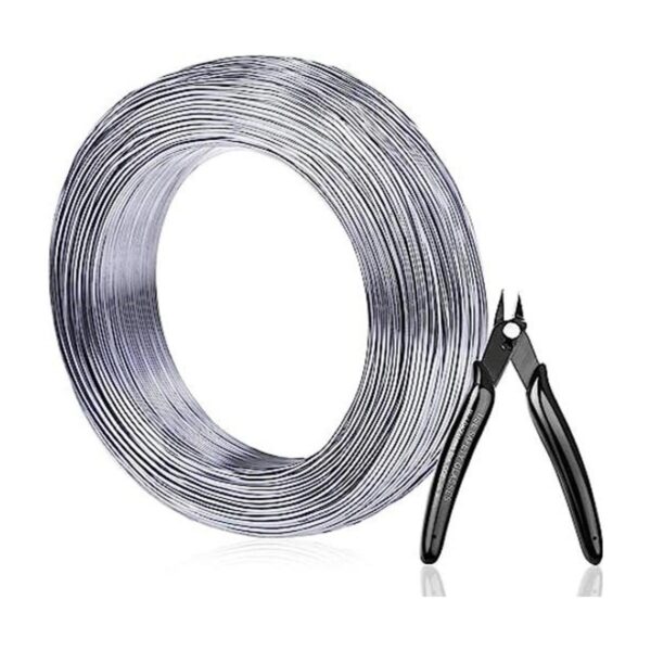 Anezus Alambre de aluminio calibre 18 de 328 pies