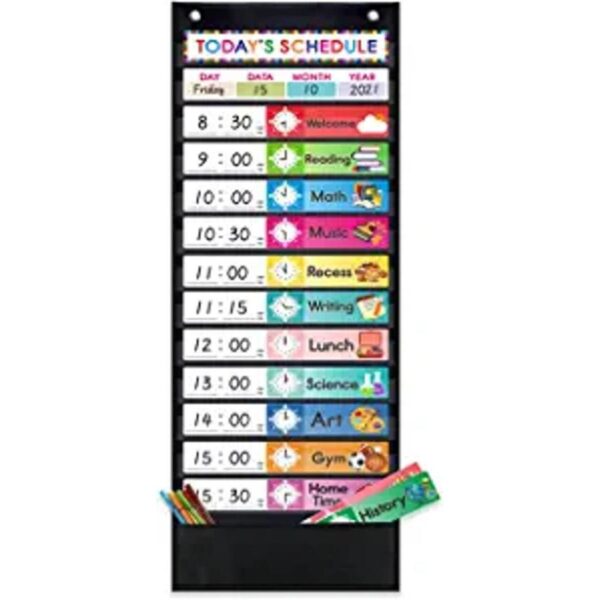 Tabla de bolsillo para horarios diarios. Tabla de bolsillo_1