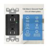 KCMYTONER GFCI Toma de corriente resistente a_2