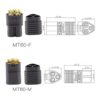 5 pares Amass MT60 3 polos 0.138 in ESC a motor Bullet_5