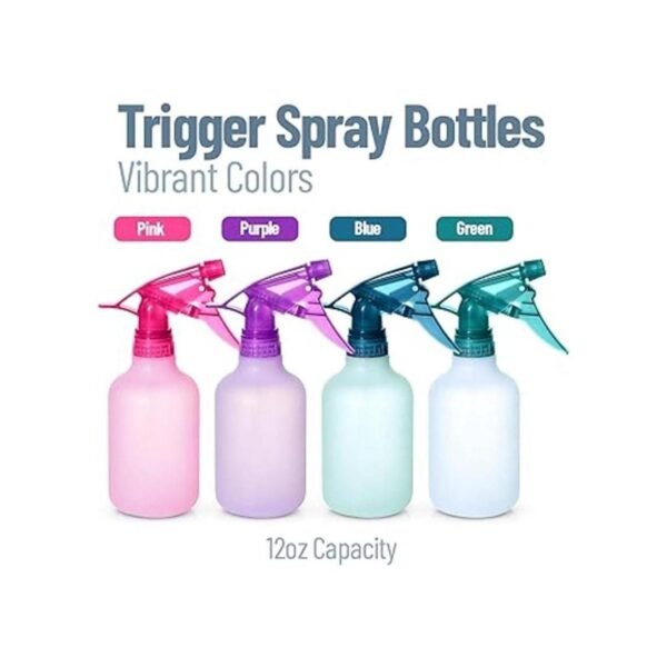 Botellas de chorro de colores botella recargable de 12
