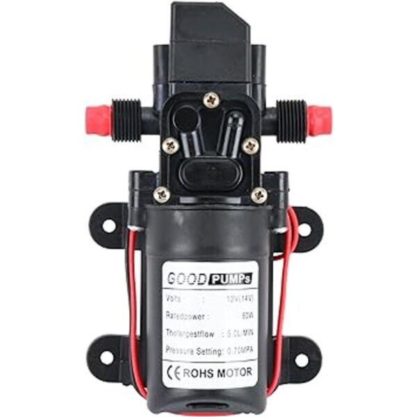 Amarine Made Bomba de diafragma de presión de agua de 12 V