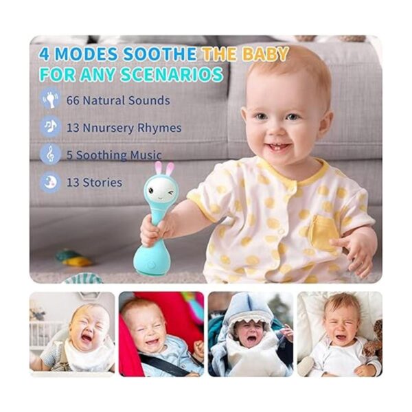 Alilo Bunny Smarty Sonajero musical iluminado con luz_2