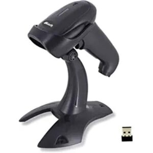 Alacrity 2D QR Wireless Barcode Scanner con soporte_1