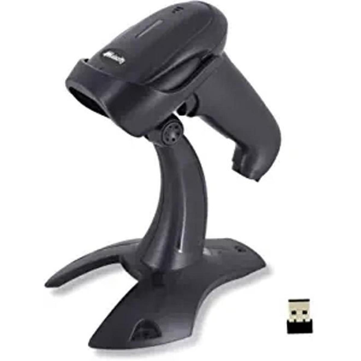 Alacrity 2D QR Wireless Barcode Scanner con soporte