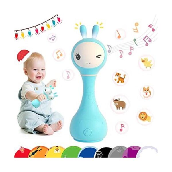 Alilo Bunny Smarty Sonajero musical iluminado con luz_1