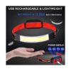 3 lámparas LED recargables para llevar luz de sombrero_2