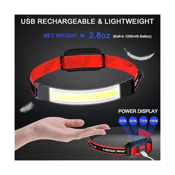 3 lámparas LED recargables para llevar luz de sombrero_2