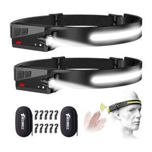 Linterna frontal LED paquete de 2 faros delanteros de_1