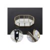 ahggzeg Vintage Bandeja de cristal con bandeja hexagonal