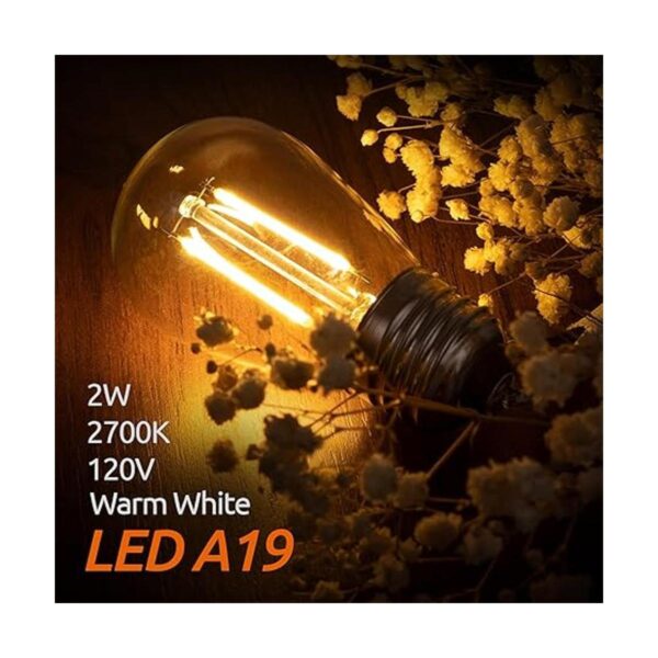 Bombillas LED de repuesto de 2 W S14 paquete de 4_3