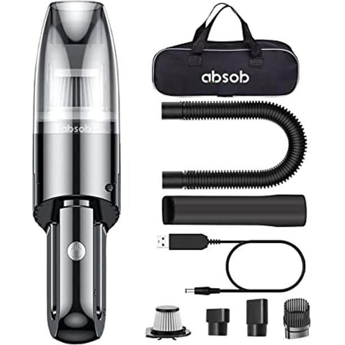 ABSOB Aspiradora inalámbrica mini portátil de mano para