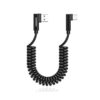 aceyoon Cable USB C en espiral de doble 90 grados USB_1