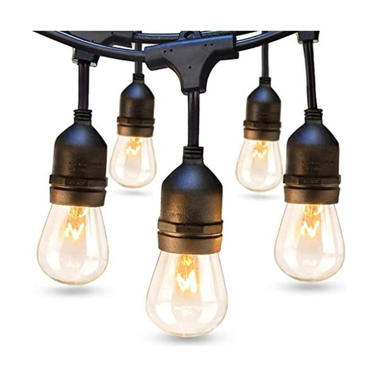 addlon Cadena de luces para exteriores de 36 pies de grado