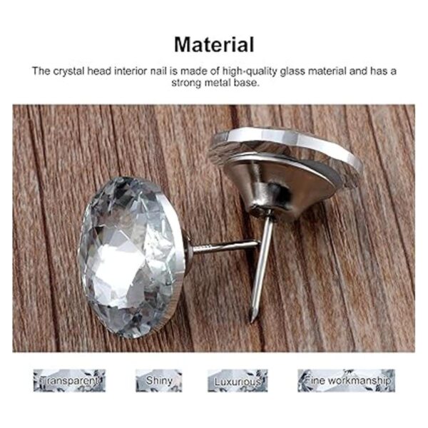 abcGoodefg 60 botones para coser con diamantes de_3
