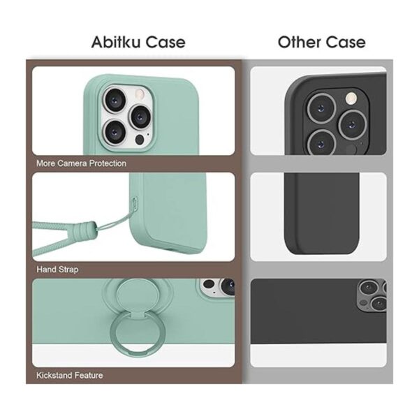 Abitku Compatible con iPhone 13 Pro Max silicona con_4